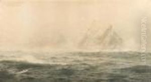 "foggy Day" by William Trost Richards