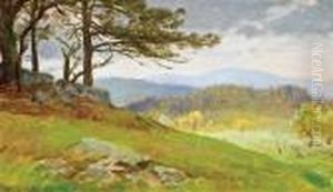 Canaan Landscape With Pine Trees by William Trost Richards