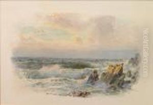 Seascape; Cornish Coast by William Trost Richards