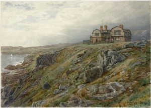 Graycliff, The Artist's Home, Newport, Rhode Island by William Trost Richards