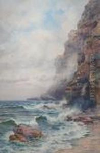 Cornish Coastal Cliffs by William Trost Richards