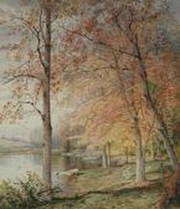 Autumn By A Pond by William Trost Richards