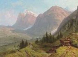 Alpine Scene by William Trost Richards