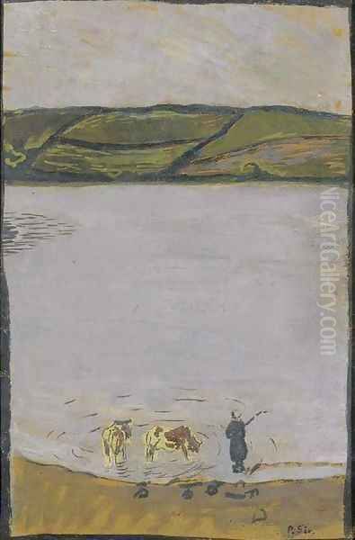 Bretonne au Pouldu - view 1