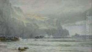 New Newquay Cornwall by William Trost Richards