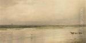 Low Tide On The Jersey Coast by William Trost Richards