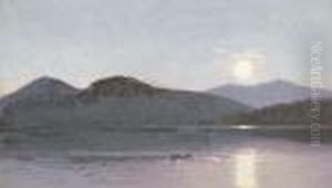 Two Boaters On A Lake