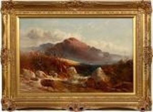A Highland Stream by Thomas Miles Richardson