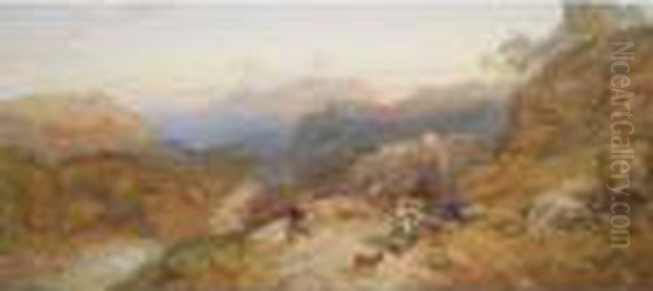 Environs Of Girghenti From The Banks Of The River Drago - view 1