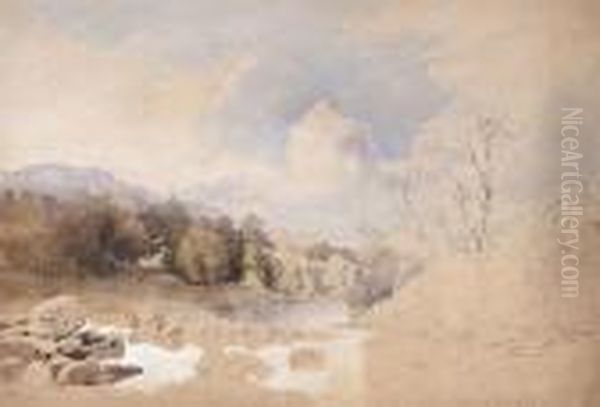 Dunkeld, From The Braan - view 1
