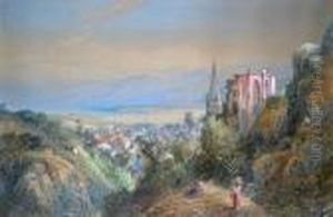 Bacarach On The Rhine by Thomas Miles Richardson