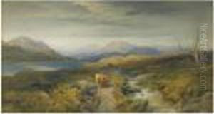 Looking Up Glen Strae, Loch Awe by Thomas Miles Richardson