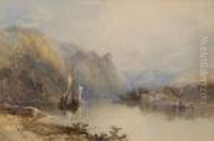 The Castle At Grafenburg, On The Moselle