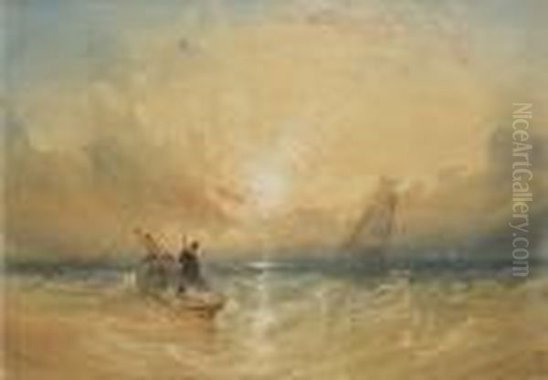 Fishermen At Sea - view 1