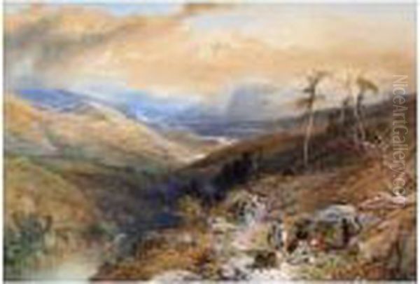 A Rest, The Highland Pass - view 1
