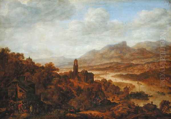 Landscape with the River Rhine, 1652 - view 1