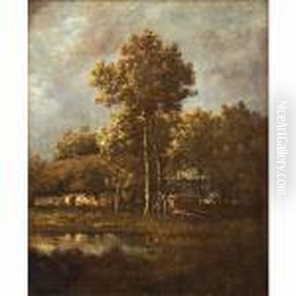 Farm At The Edge Of A Wood - view 1