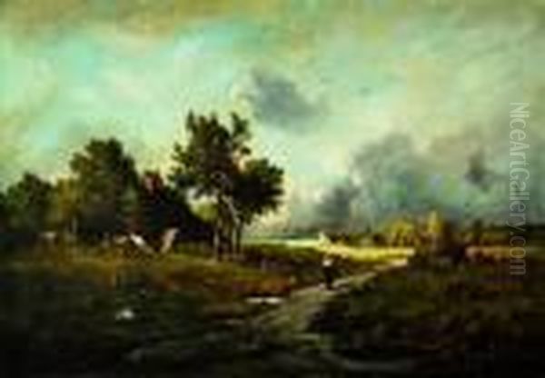 Promeneuse Sur La Cote En Normandie - view 1