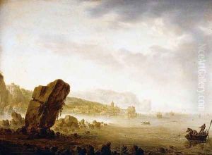 Mediterranean Coastal Scene 1641-43 by Herman Saftleven