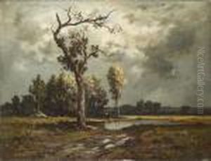 Landschaft Mit Baum by Leon Richet