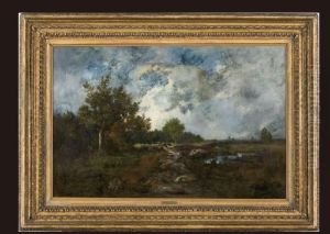 La Foret De Fontainebleau by Leon Richet