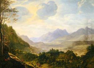Rhenish landscape by Herman Saftleven