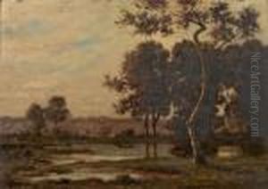 La Mare En Lisiere De Foret Toile
