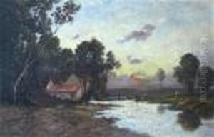 Paysanne Au Bord De La Riviere