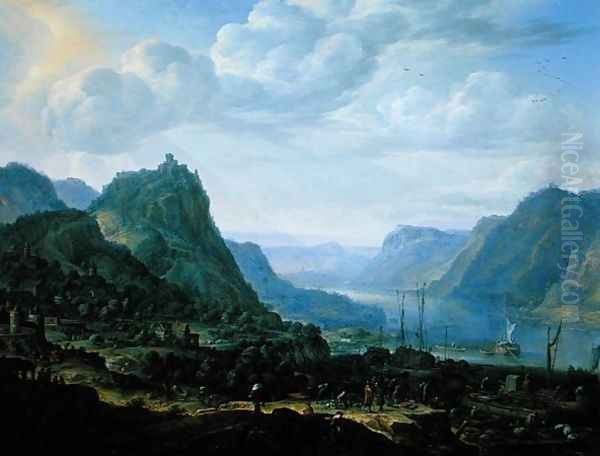 View on the Rhine, 1672 - view 1