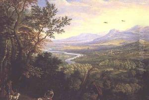 River Landscape, 1680s by Herman Saftleven