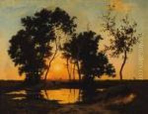 Title: Sunset by Leon Richet