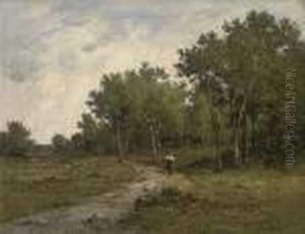 A Faggot Gatherer On Her Way Out Of The Woods - view 1