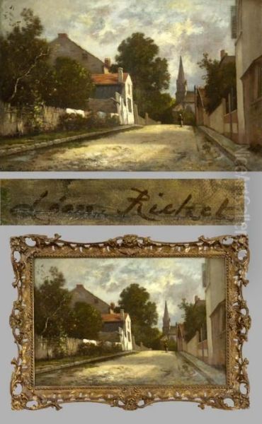 "dorfpartie Mit Kirche Und Magd"
Stimmungsvolle Landschaft Mit Interessantem Wechsel - view 1