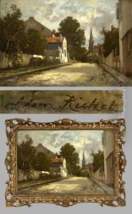 "dorfpartie Mit Kirche Und Magd"
Stimmungsvolle Landschaft Mit Interessantem Wechsel