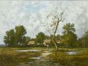 Figure In A Country Landscape