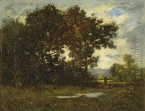 Figure In The Woods - view 1