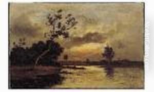 Barque Au Bord De La Riviere