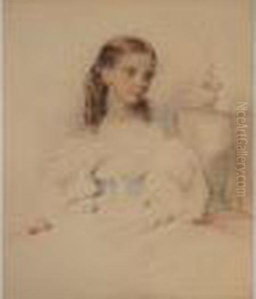 Portrait Of Miss Sandham - view 1