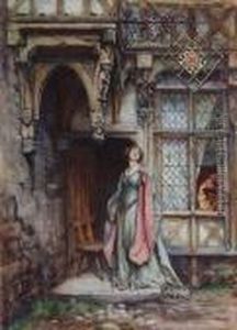 Portrait Of Lady Wheatley by George Richmond