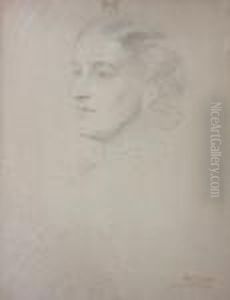 Mrs. Thompson, Wife Of Archb(isho)p Of York by George Richmond