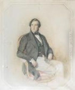 Portrait Of A Gentleman, Seated by George Richmond