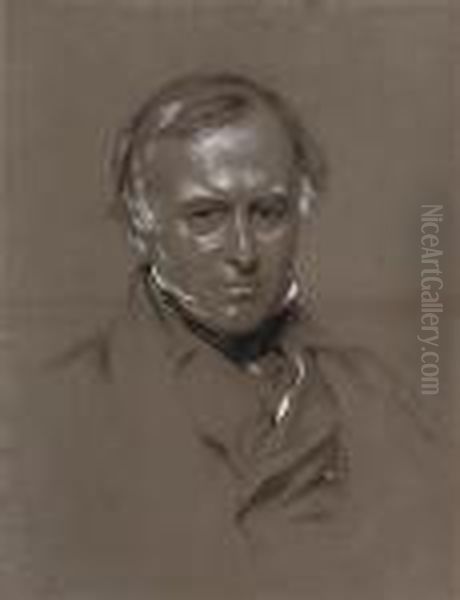 Portrait Of Henry Alan Wedgwood, Bust-length, Wearing A Cravat - view 1