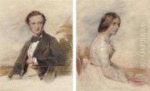 Portraits Of Edward Hugh Leycester-penrhyn; And Vereleycester-penrhyn Portraits Of Edward Hugh Leycester-penrhyn; And Vereleycester-penrhyn