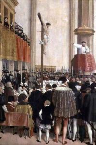 Sermon of the Papal Legate, Cornelius Musso 1511-74, in the Augustinerkirche, Vienna on 1561 Sermon of the Papal Legate, Cornelius Musso 1511-74, in the Augustinerkirche, Vienna on 1561