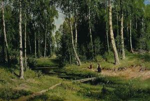 In The Birch Tree Forest, 1883