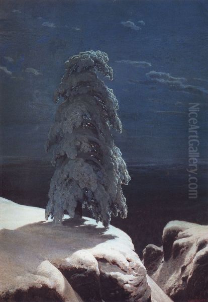 In the Wild North, 1891 by Ivan Shishkin