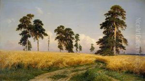 The Field of Wheat, 1878 by Ivan Shishkin