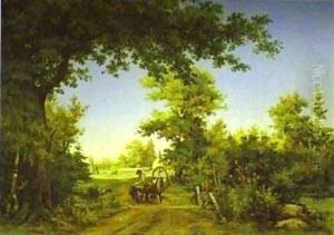 View In The Vicinity Of St Petersburg 1856