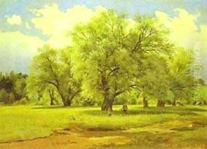 Willows Lit Up By The Sun 1860s-1870s