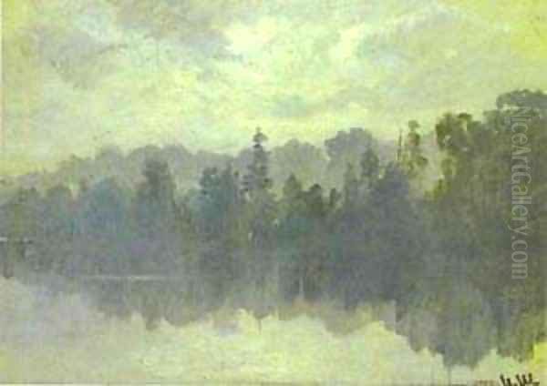 Krestovsky Island Shrouded In Mist - view 1